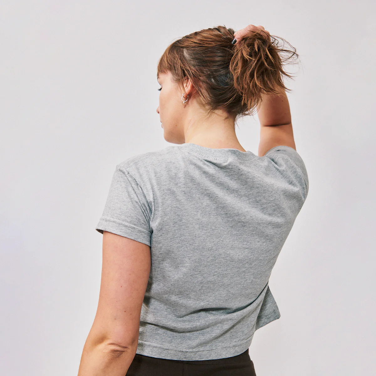 Cotton Cropped Tee - Image 11