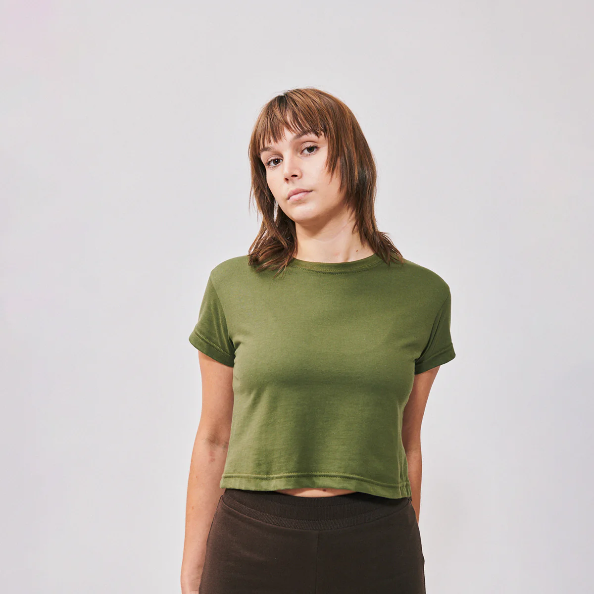 Cotton Cropped Tee - Image 16