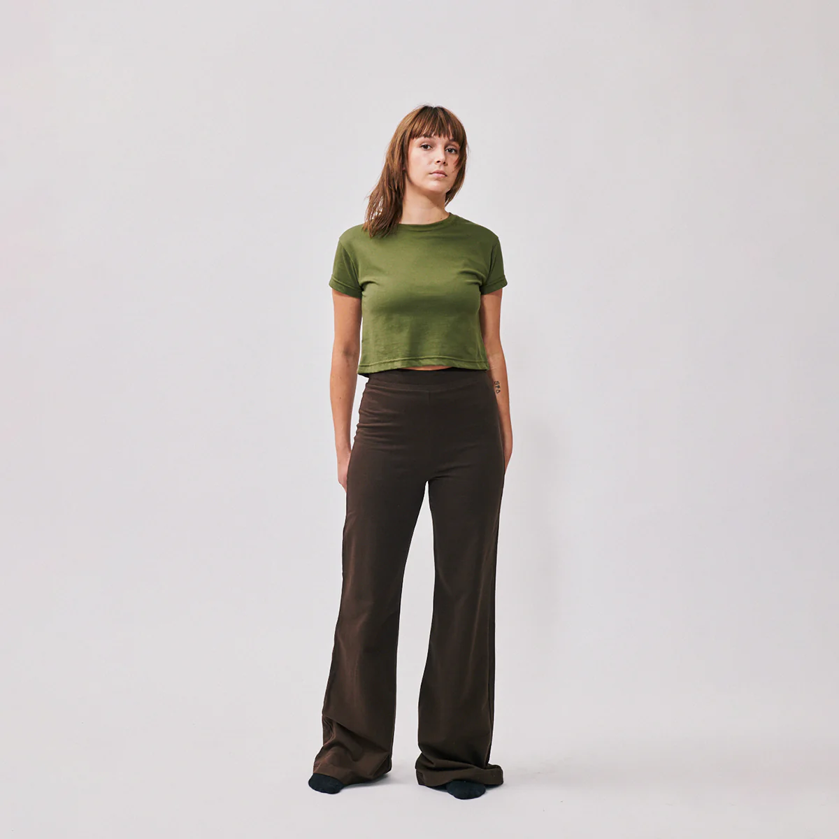 Cotton Cropped Tee - Image 17