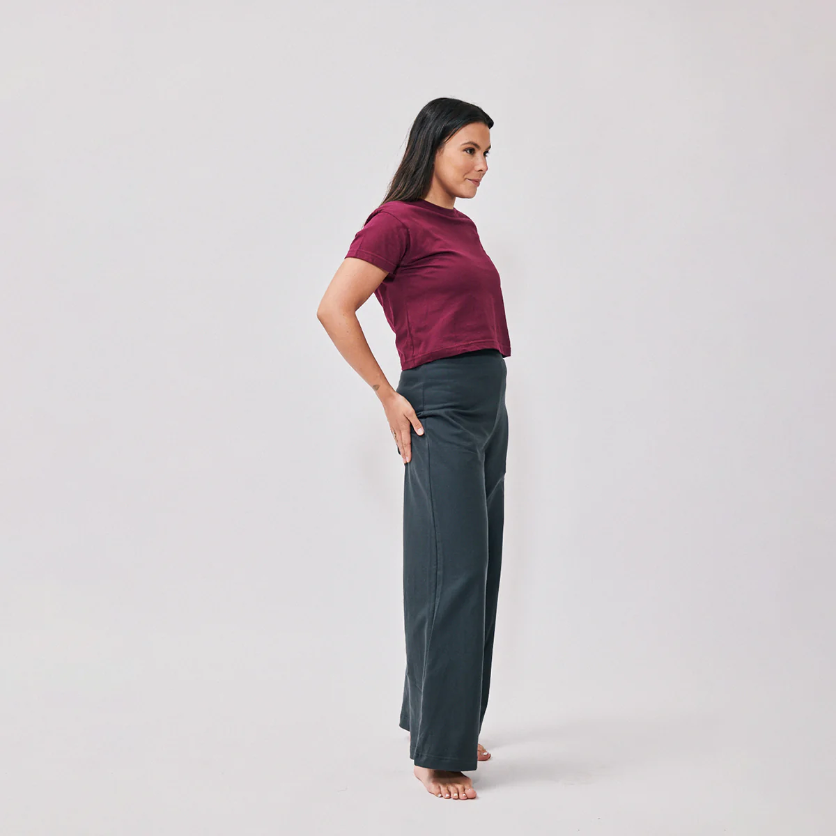Cotton Cropped Tee - Image 20