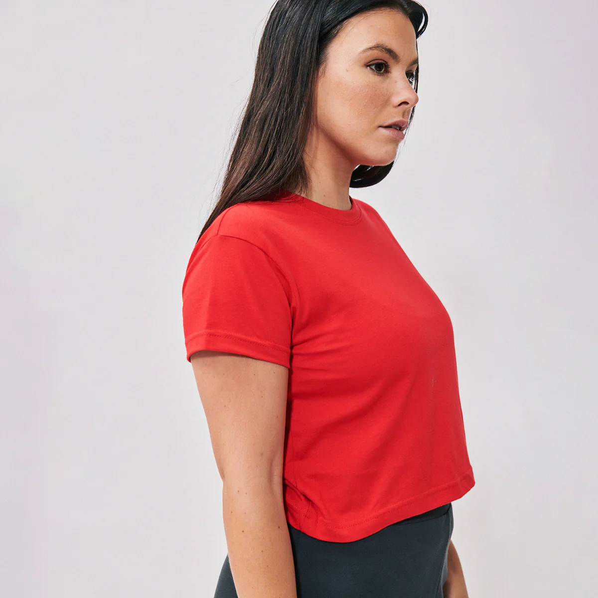 Cotton Cropped Tee - Image 23