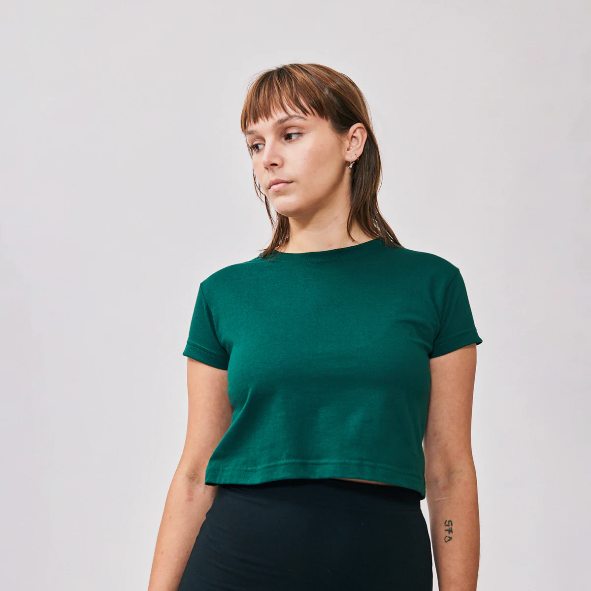 Cotton Cropped Tee - Image 25