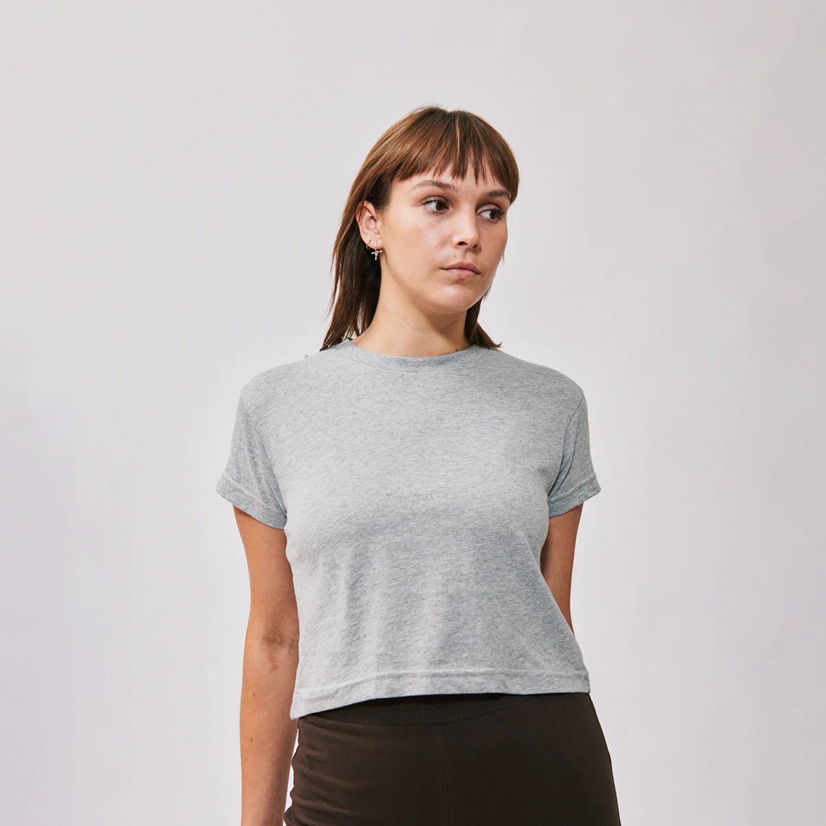 Cotton Cropped Tee - Image 4