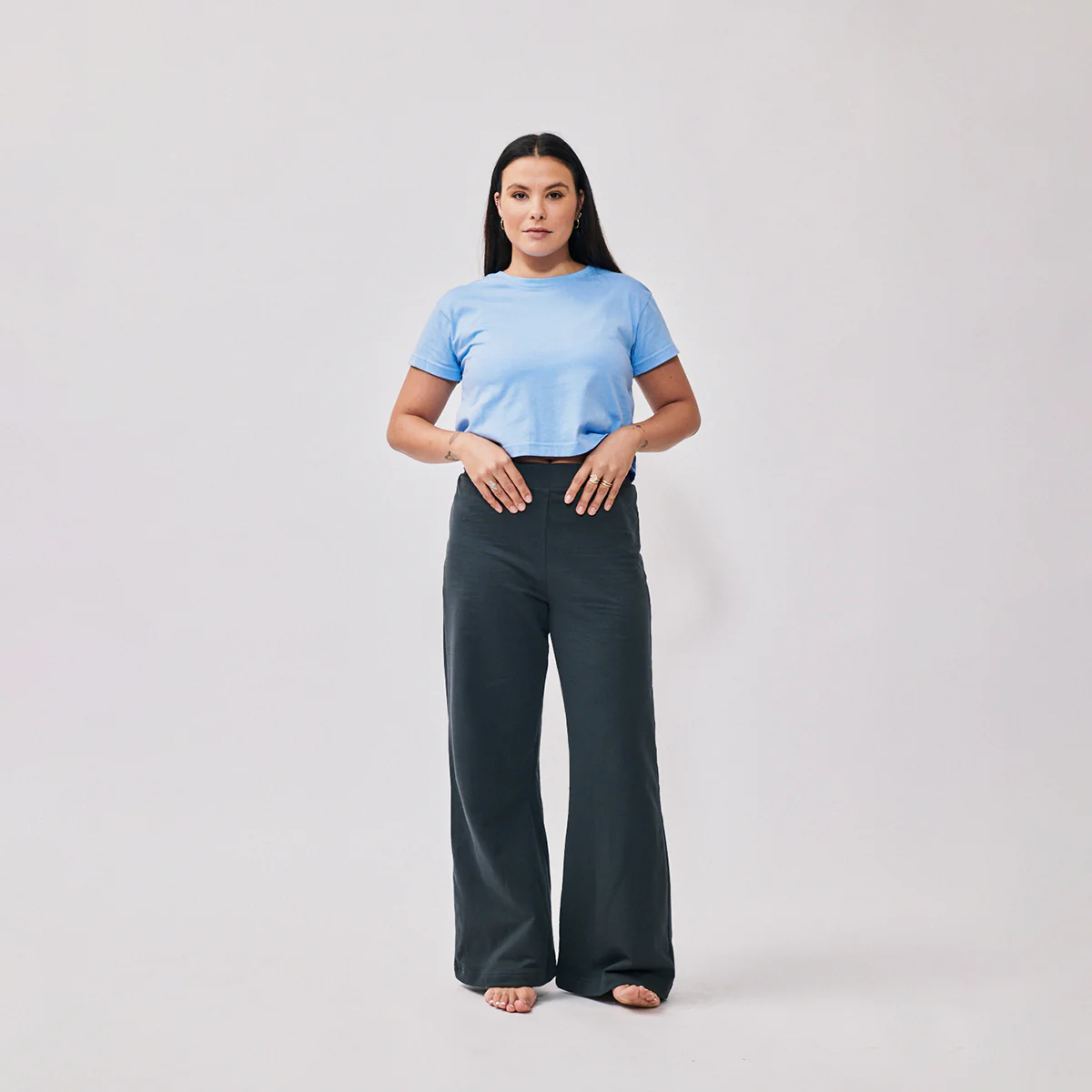 Cotton Cropped Tee - Image 7