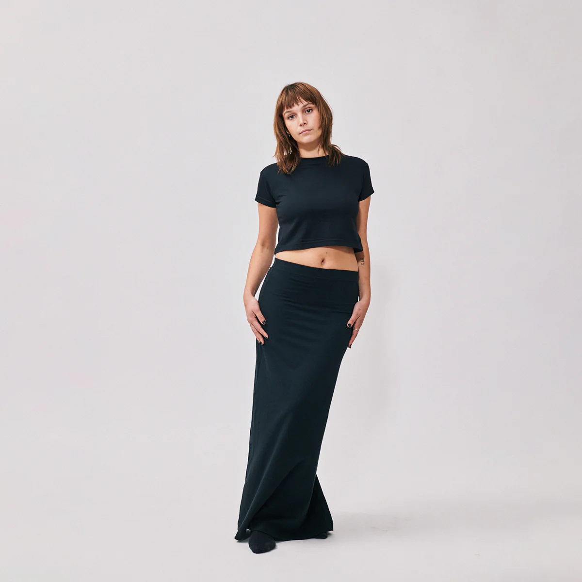 Cotton Cropped Tee - Image 8