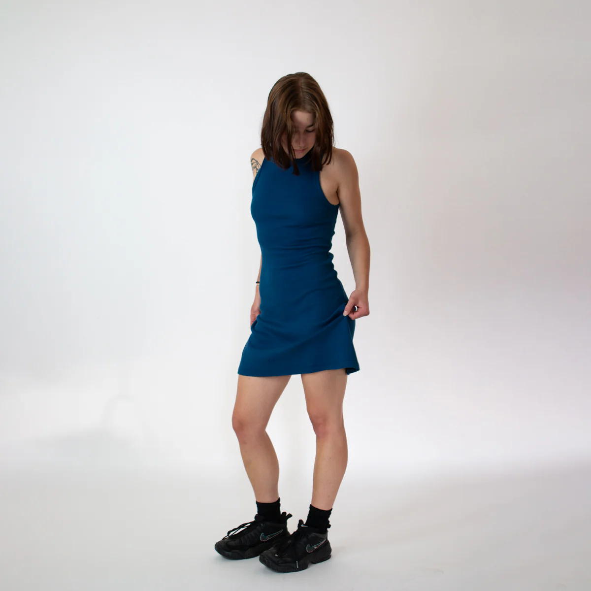 Organic Cotton Ribbed Dress - Image 6